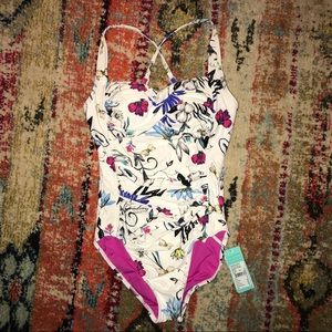 Seafolly One piece swimwear flower festival